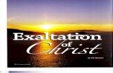 Christ's Exaltation