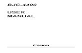Canon BJC-4400 User Manual
