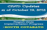 South Cotabato Province-Wide Updates Oct. 2012
