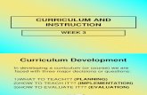 Week 3 - Models of Curriculum