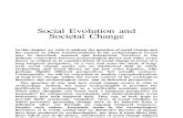 Social Evolution and Social Change