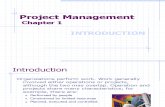 Chapter 1a - Purpose & Function of Project Mgnt