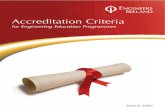 Accreditation Criteria for Engineering Education Programmes FINAL Amended Mar 09