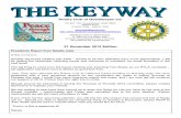 The Keyway - 21 Nov 2012 Edition - weekly newsletter for the Rotary Club of Queanbeyan