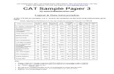CAT Sample Paper 3