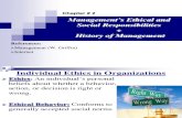 Management Ethical and Social Responsibilities
