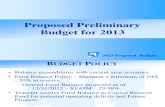 Montgomery Twp 2013 Budget Presentation