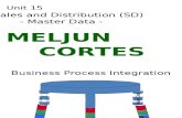 Unit 15 and 16-Sales and Distribution-Master Data