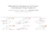 Worked Solutions to Class Handout Trig Topic 4