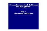 Fundamental Idioms With Arabic Translation