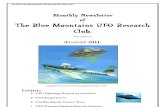 The Blue Mountains UFO Research Club Newsletter - August 2011