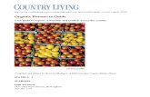 Organic Resources Guide - Country Living