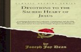 Devotions to the Sacred Heart of Jesus by Joseph Dean