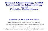 Direct Marketing CRM and Interactive Marketing[1]