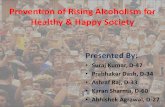 Prevention of Rising Alcoholism for Healthy & Happy Society(1)