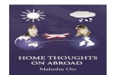 Home Thoughts on Abroad by Malcolm Orr