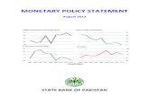 State Bank Monetary Policy August 2012