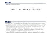 Aig is the Risk Systemic 2009