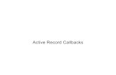 Active Record Callbacks