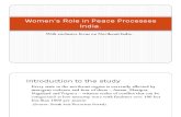 Women's Role in Peace Processes India