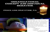 Organizational Concept and Individual Behavior