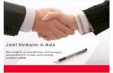 Asian Joint Ventures - Keys to Success 2012