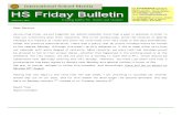 HS Friday Bulletin 08-17