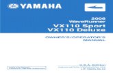 Yamaha Vx110 Manual