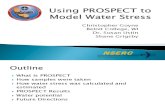 Using PROSPECT to Model Water Stress