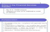 Ethics in the Financial Services Industry