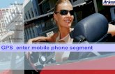 GPS Enter Mobile Phone Segment