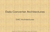 Data Converter Architecturess