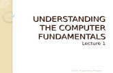 Understanding the Computer Fundamentals
