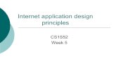 Internet Application Design Principles