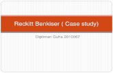Reckitt Benkiser ( Case Study) for SCM