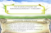 Th Evolution of Management Theory
