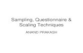 04b Sampling, Questionnaire & Scaling Techniques