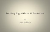 Routing Algorithms & Protocols