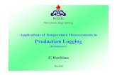 Temperature in Production Logging