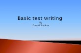 Basic Test Writing Skills Version 2