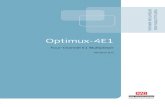 Manual Optimux 4E1 6.0