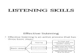Listening n Speaking Skills