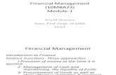Financial Management (10MBA23)-I Chapter