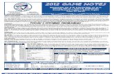 Bluefield Blue Jays Game Notes 6-21