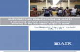Supporting Education in Haiti A Directory of Civil Society Organizations