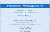 Ch1 - Overview of Financial Management