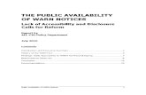 The Public Availability of Warn Notices: Lack of Accessibility and Disclosure Calls for Reform