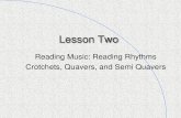 Lesson 2 Reading Rhythms