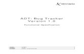 ADT Functional Spec Bug Tracker
