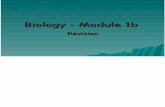 Biology - Module 1b